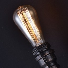 Retro Metalowe szafki nocne Kinkiet Wiejski Pastoralny Salon Kinkiety Jadalnia Kinkiet