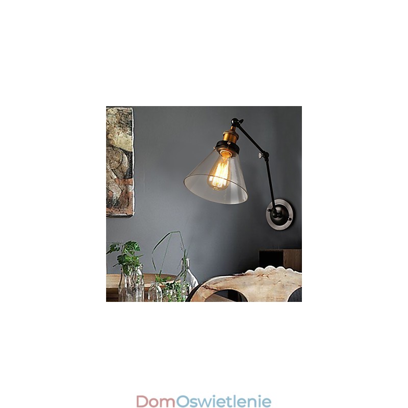 Kreatywna wiejska lampa ścienna Retro Titan Section Double Wall Lamp