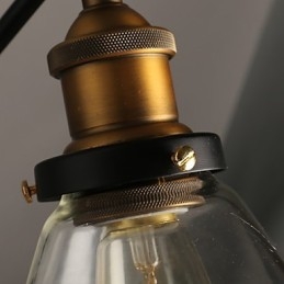 Kreatywna wiejska lampa ścienna Retro Titan Section Double Wall Lamp