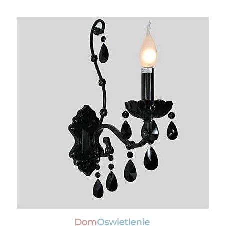 Kryształowe kinkiety ścienne w stylu mini, lampy ścienne w kształcie świec, nowoczesne współczesne, metalowe Kryształowe kinkiety ścienne w stylu mini, lampy ścienne w kształcie świec, nowoczesne współczesne, metalowe
