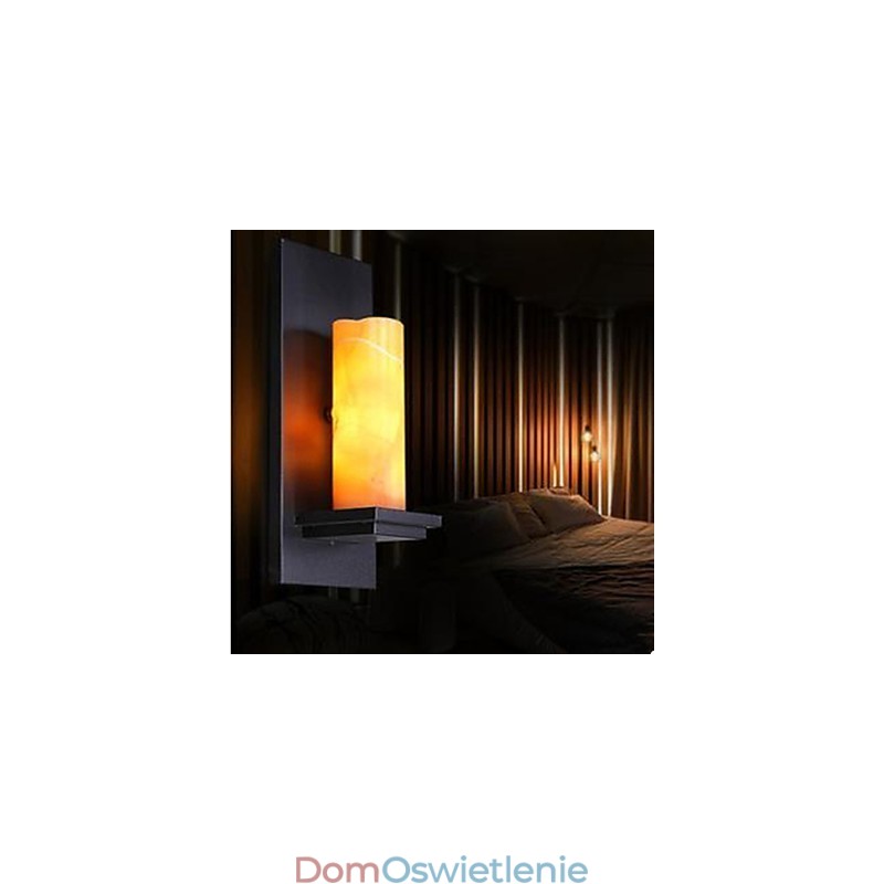 Marmurowa lampa ścienna do kawiarni i restauracji, korytarzowa lampa ścienna