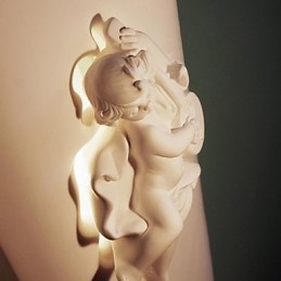 Kreatywna wiejska kreatywna śródziemnomorska lampa ścienna w stylu europejskim Kupidyn lampa ścienna