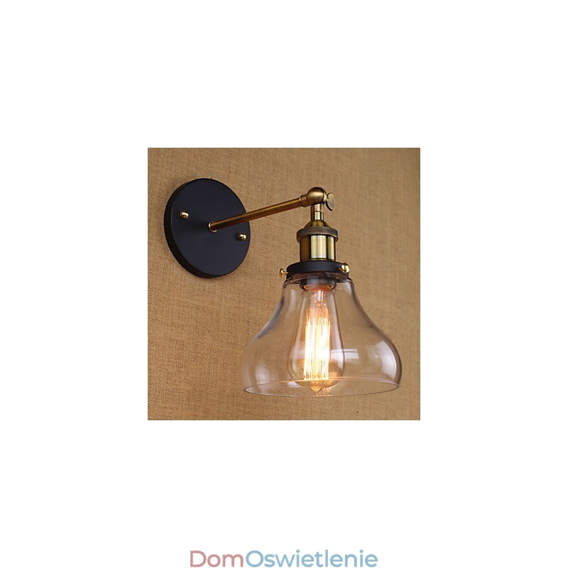 Kinkiet dekoracyjny w stylu industrialnym i nostalgicznym w stylu amerykańskiego kraju