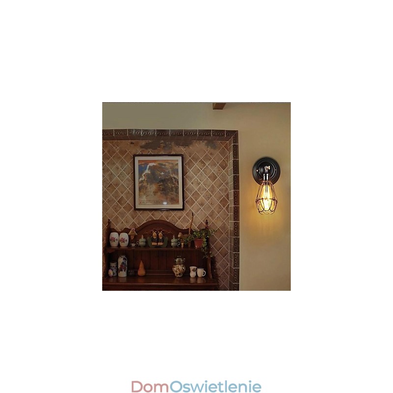 Pełna osobowości Elegancki wygląd Amerykański Retro Klatka Ściana