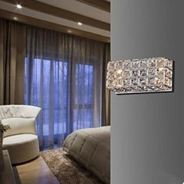 Kontraktowa i współczesna kwadratowa lampa ścienna K9 Crystal