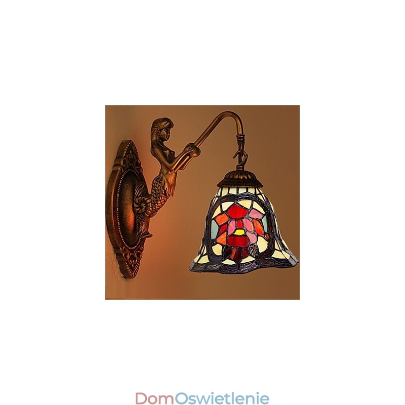 Europejskie zakontraktowane wiejskie kreatywne kute żelazne lampy ścienne