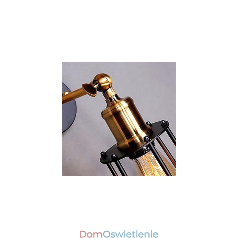 Literatura i sztuka Projektant postaci Żelazna rama Lampa ścienna
