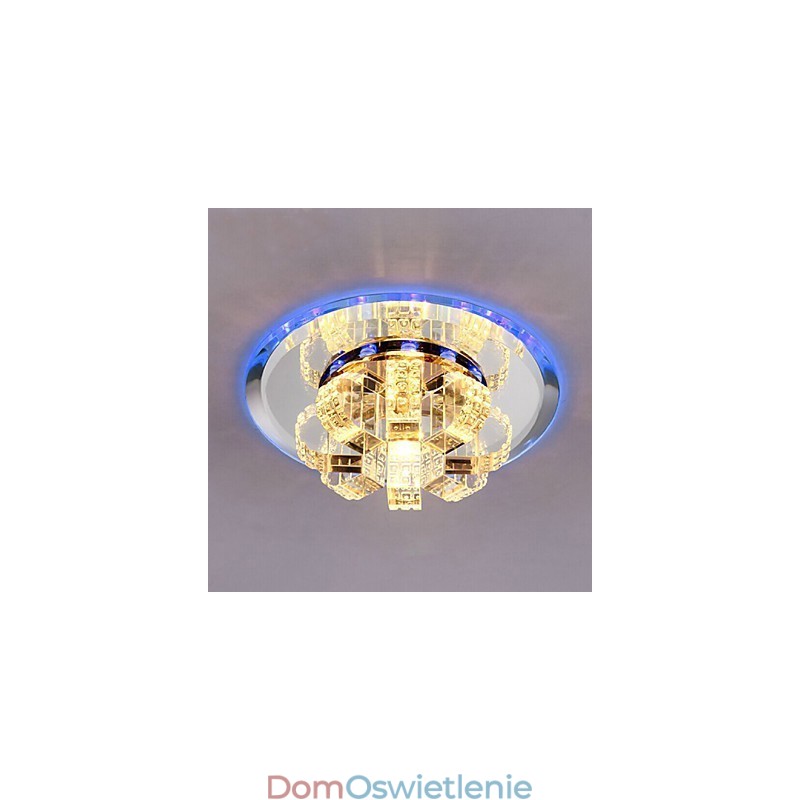 Kryształowa lampa sufitowa Spotlight SMD 3W Kreatywna lampa Absorbująca światło kopuły
