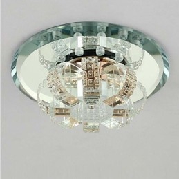 Kryształowa lampa sufitowa Spotlight SMD 3W Kreatywna lampa Absorbująca światło kopuły