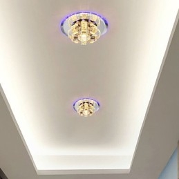 Kryształowa lampa sufitowa Spotlight SMD 3W Kreatywna lampa Absorbująca światło kopuły