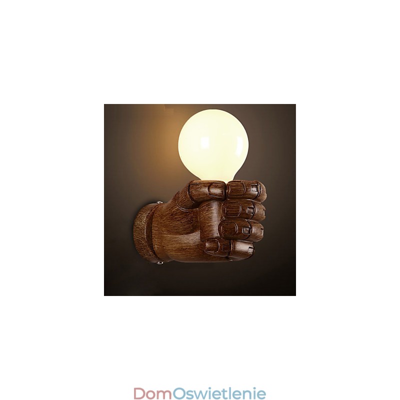 Europejska ściana Kreatywne Retro Pięść Lampa ścienna Światła