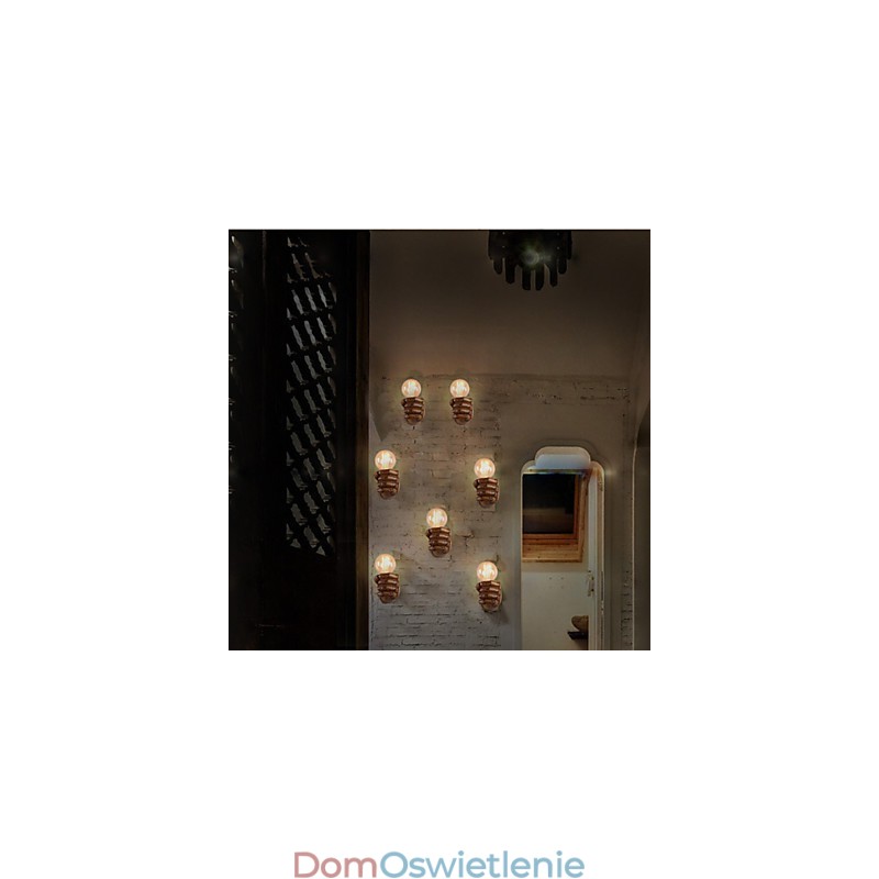 Europejska ściana Kreatywne Retro Pięść Lampa ścienna Światła