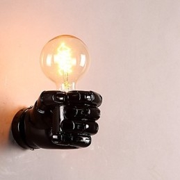 Europejska ściana Kreatywne Retro Pięść Lampa ścienna Światła