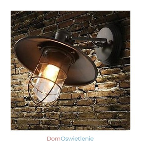 Amerykańska osobowość country w stylu kontraktowym, lampa ścienna w klatce magazynowej Amerykańska osobowość country w stylu kontraktowym, lampa ścienna w klatce magazynowej