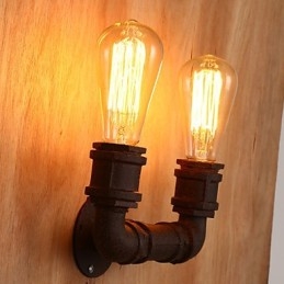 Kreatywny podwójny kreatywny przewód ścienny Bar lampa
