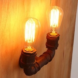 Kreatywny podwójny kreatywny przewód ścienny Bar lampa