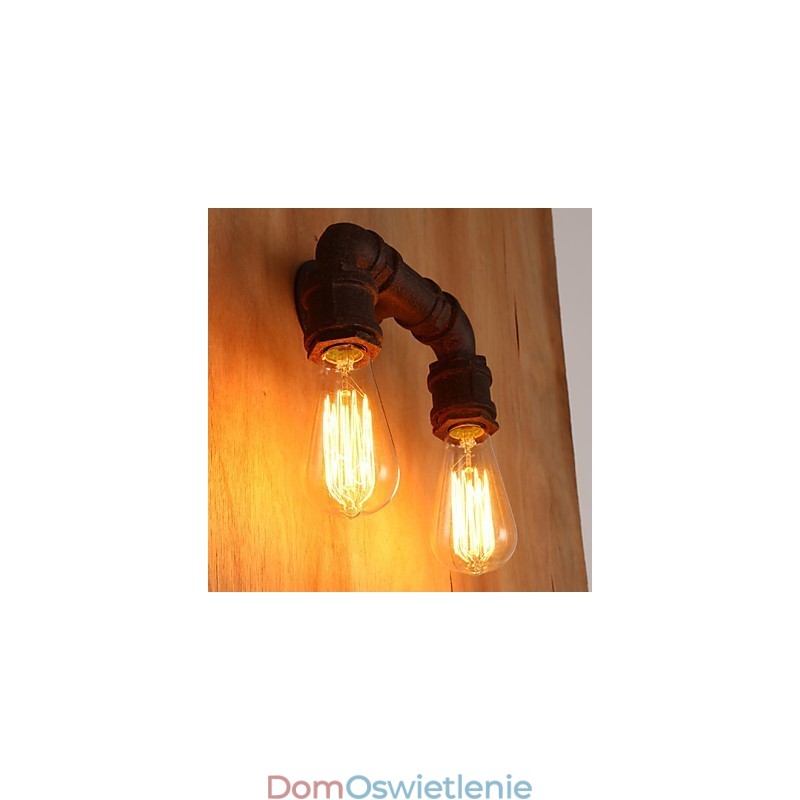Kreatywny podwójny kreatywny przewód ścienny Bar lampa
