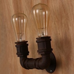 Kreatywny podwójny kreatywny przewód ścienny Bar lampa