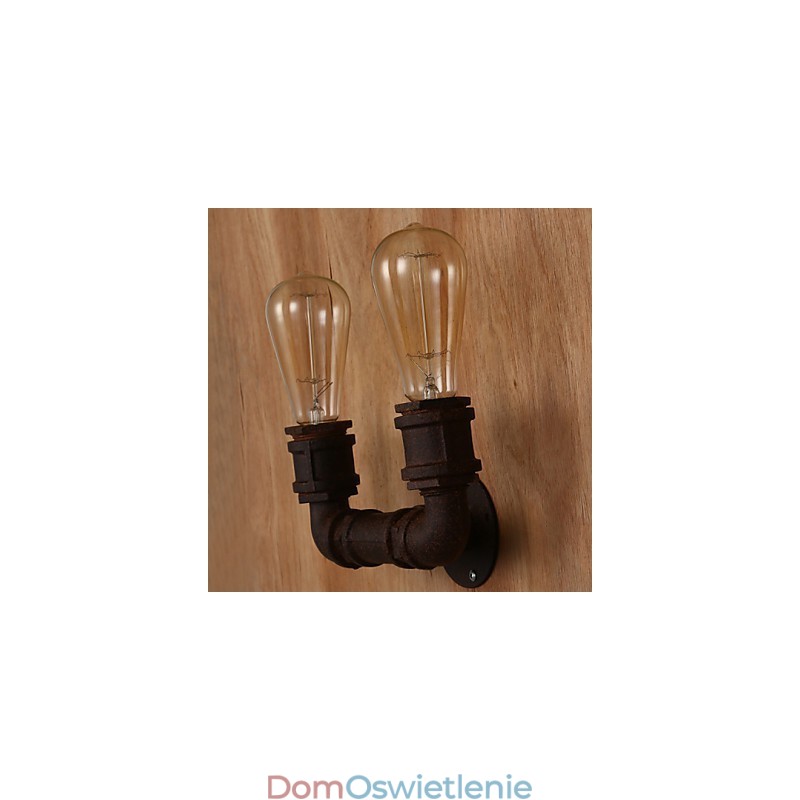 Kreatywny podwójny kreatywny przewód ścienny Bar lampa