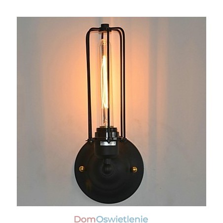 Amerykańska zabytkowa lampa ścienna z żelaza Amerykańska zabytkowa lampa ścienna z żelaza