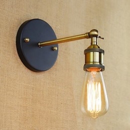 Amerykański bar kawiarnia restauracja lampka nocna minimalistyczny korytarz żelazny kinkiet