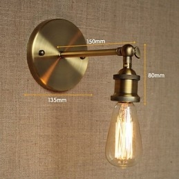 Amerykański Vintage Brąz Retro Nowoczesny Ekskluzywny Restauracja Bar Kawiarnia Herbata Kluby nocne Żelazna ściana