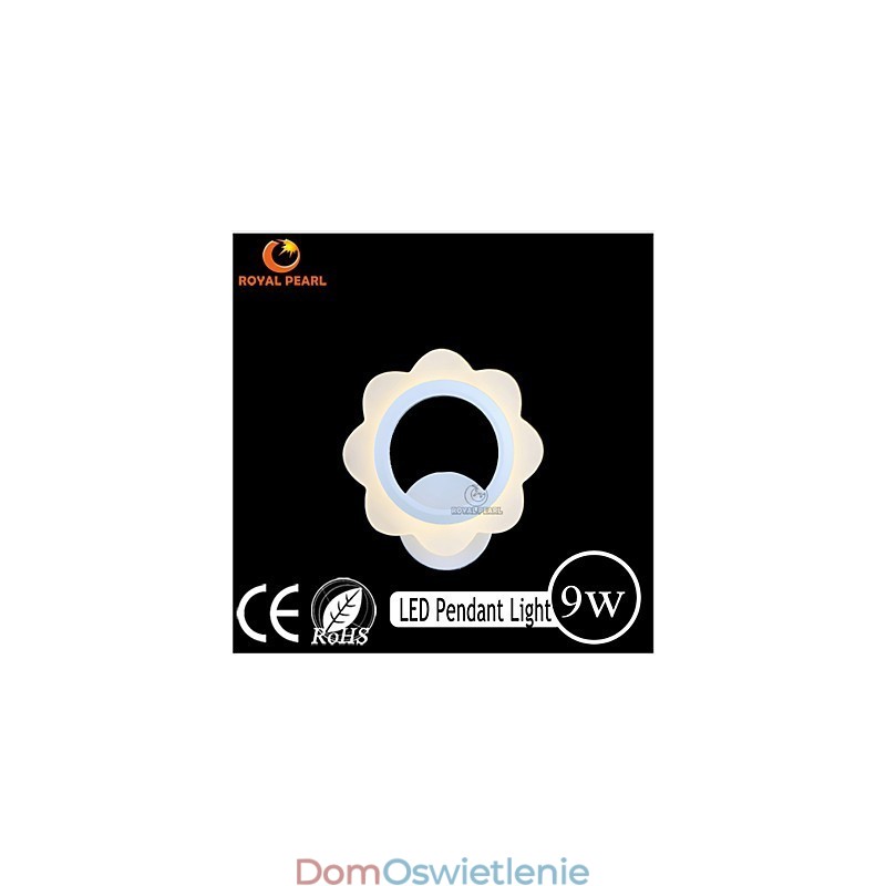 Unikatowa, nowa konstrukcja akrylowej lampy ściennej