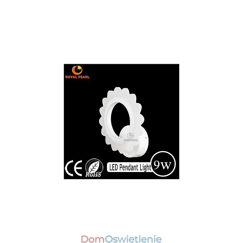 Nowoczesna akrylowa lampa ścienna do wnętrz