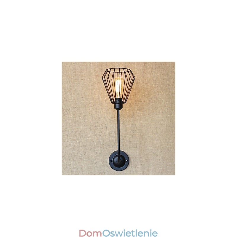 Amerykańska, kreatywna lampa w kształcie łokcia z żelaza w stylu antycznym z pojedynczą głowicą