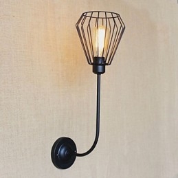 Amerykańska, kreatywna lampa w kształcie łokcia z żelaza w stylu antycznym z pojedynczą głowicą