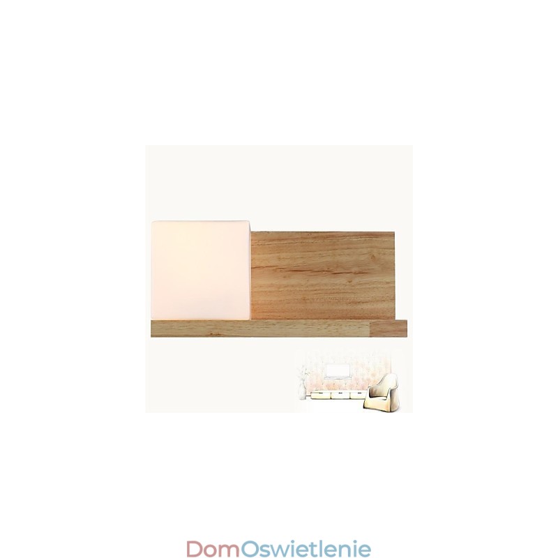 Kinkiet One Light i szkło