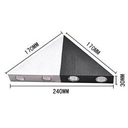 Lampy ścienne montowane na płasko Nowoczesne współczesne metalowe