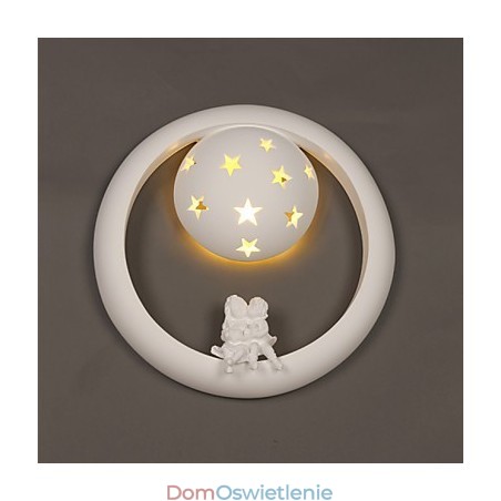 Słodkie pasterskie gipsowe zabawne dziecięce lampy ścienne na werandę Słodkie pasterskie gipsowe zabawne dziecięce lampy ścienne na werandę