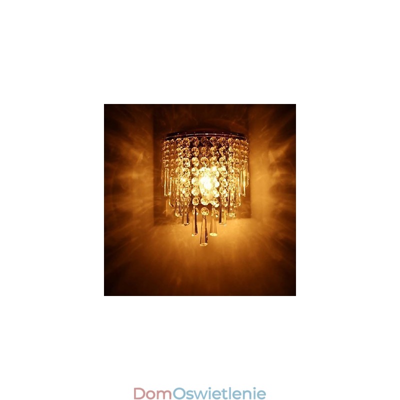 Nowoczesne lampy ścienne kryształowe Oświetlenie łóżka Lampa ścienna kryształowa