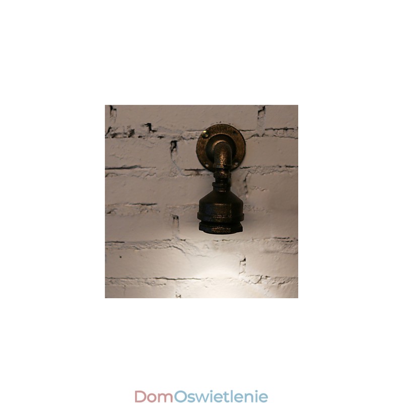 Loft Żelazna rura wodna Lampa ścienna Kinkiet Industrial Vintage Oświetlenie ścienne do oświetlenia wewnętrznego domu