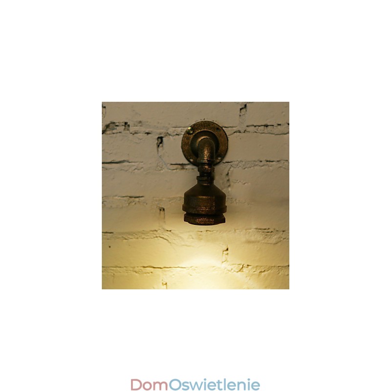 Loft Żelazna rura wodna Lampa ścienna Kinkiet Industrial Vintage Oświetlenie ścienne do oświetlenia wewnętrznego domu