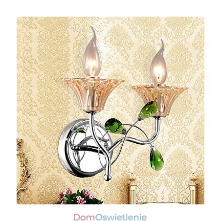 Kinkiety Oświetlenie łazienkowe Lampy ścienne na świece Kryształowe Nowoczesne Współczesne Metalowe Kinkiety Oświetlenie łazienkowe Lampy ścienne na świece Kryształowe Nowoczesne Współczesne Metalowe