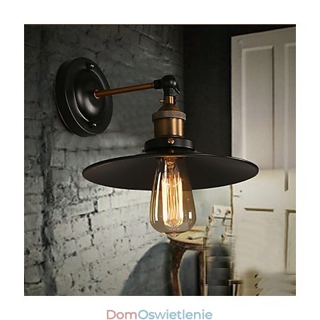Kreatywna lampa ścienna Nordic Light Single Head Black Umbrella, przywracająca starożytne sposoby oświetlenia Kreatywna lampa ścienna Nordic Light Single Head Black Umbrella, przywracająca starożytne sposoby oświetlenia