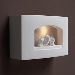 Współczesna i kontraktowa kreatywna sypialnia gipsowa lampa ścienna lampy ścienne