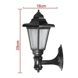 Zasilana energią słoneczną zewnętrzna ścieżka ogrodowa bezpieczeństwo na podwórku lampa ścienna krajobrazowa