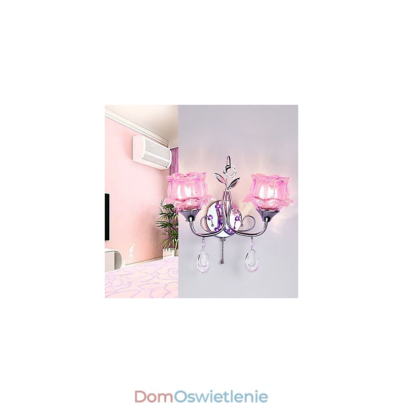 Kreatywne współczesne i kontraktowe kreatywne kryształowe lampy ścienne