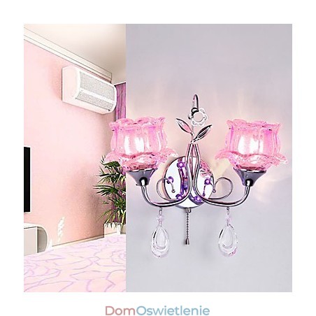 Kreatywne współczesne i kontraktowe kreatywne kryształowe lampy ścienne