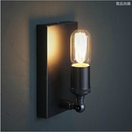Zakontraktowany i kreatywny kraj przemysłowy wiatr przywracający starożytne sposoby lampa ścienna Edison