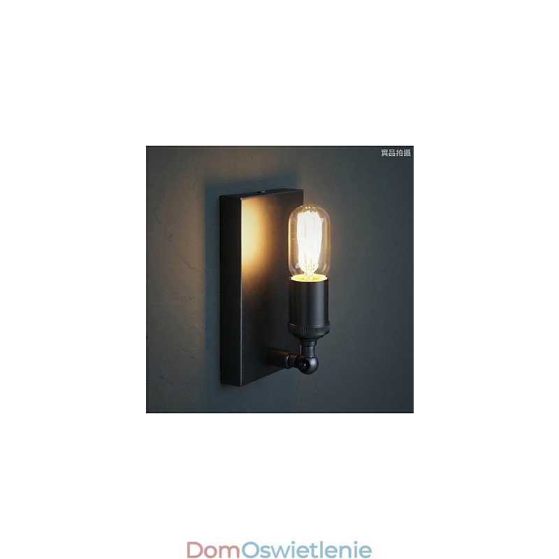 Zakontraktowany i kreatywny kraj przemysłowy wiatr przywracający starożytne sposoby lampa ścienna Edison