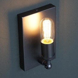 Zakontraktowany i kreatywny kraj przemysłowy wiatr przywracający starożytne sposoby lampa ścienna Edison