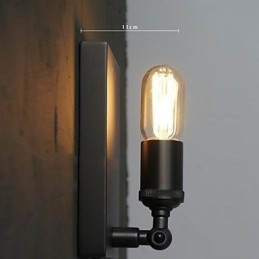 Zakontraktowany i kreatywny kraj przemysłowy wiatr przywracający starożytne sposoby lampa ścienna Edison