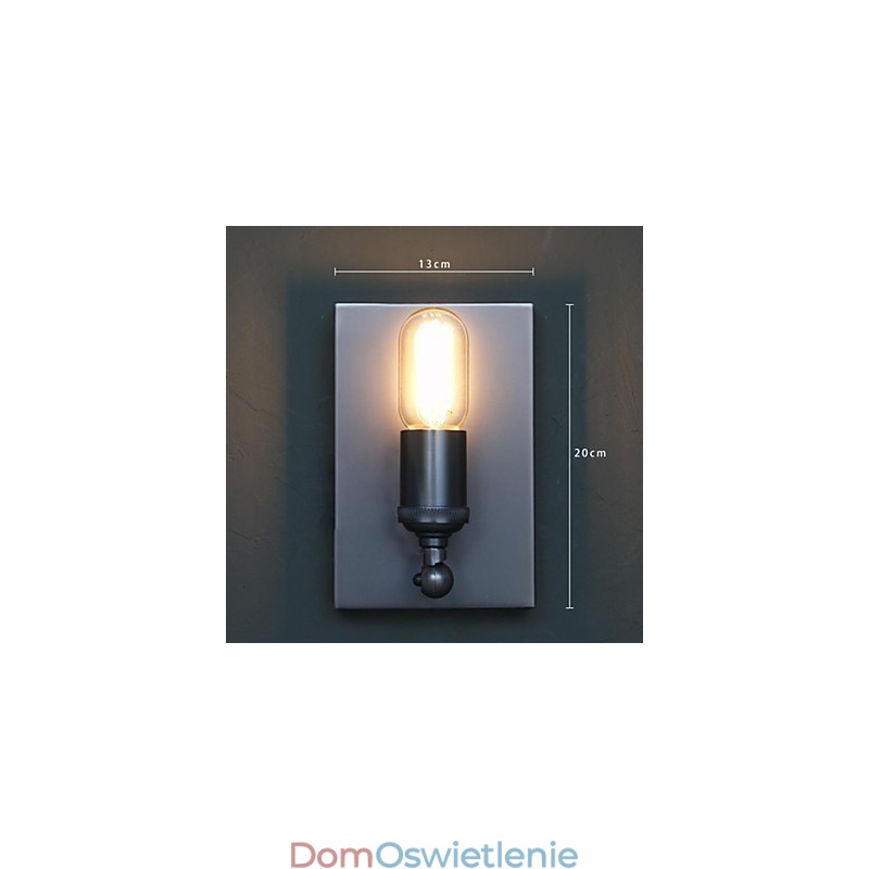 Zakontraktowany i kreatywny kraj przemysłowy wiatr przywracający starożytne sposoby lampa ścienna Edison