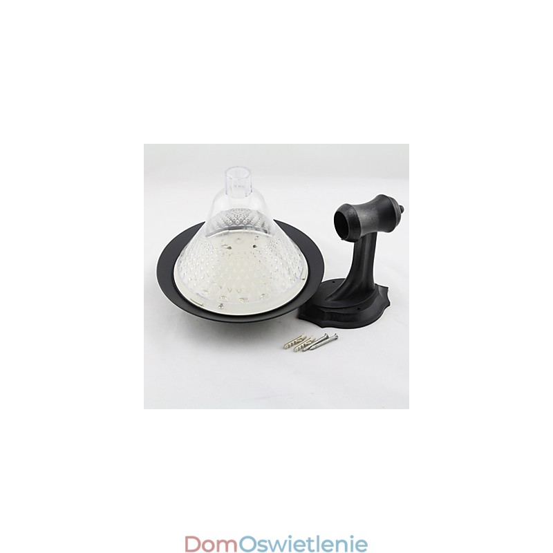Zewnętrzna lampa słoneczna do montażu na ścianie w białej willi, na dziedzińcu, na drzwiach, do ogrodu