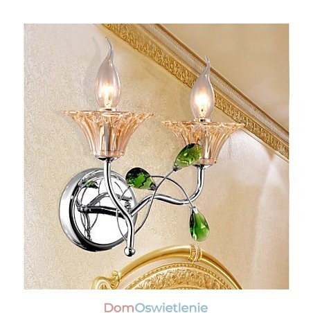 Europejski styl kreatywny współczesny i kontraktowy kryształowe lampy ścienne