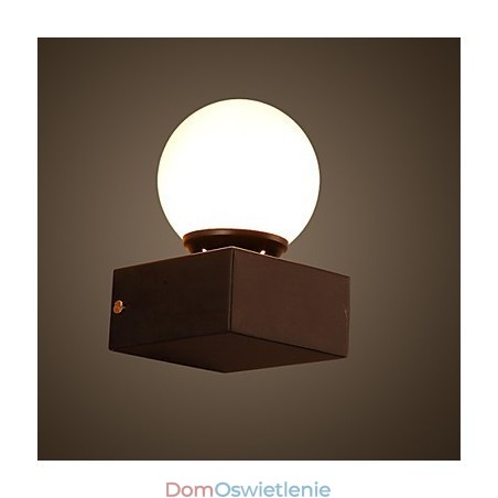 Kreatywna lampa ścienna Ball Loft, kuta lampa ścienna z żelaza, przywracanie starożytnych sposobów oświetlenia Kreatywna lampa ścienna Ball Loft, kuta lampa ścienna z żelaza, przywracanie starożytnych sposobów oświetlenia